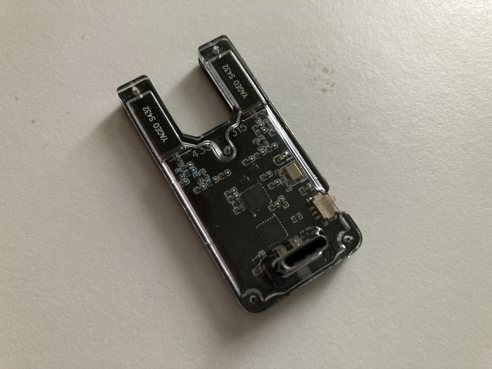 The board in its case, at an angle