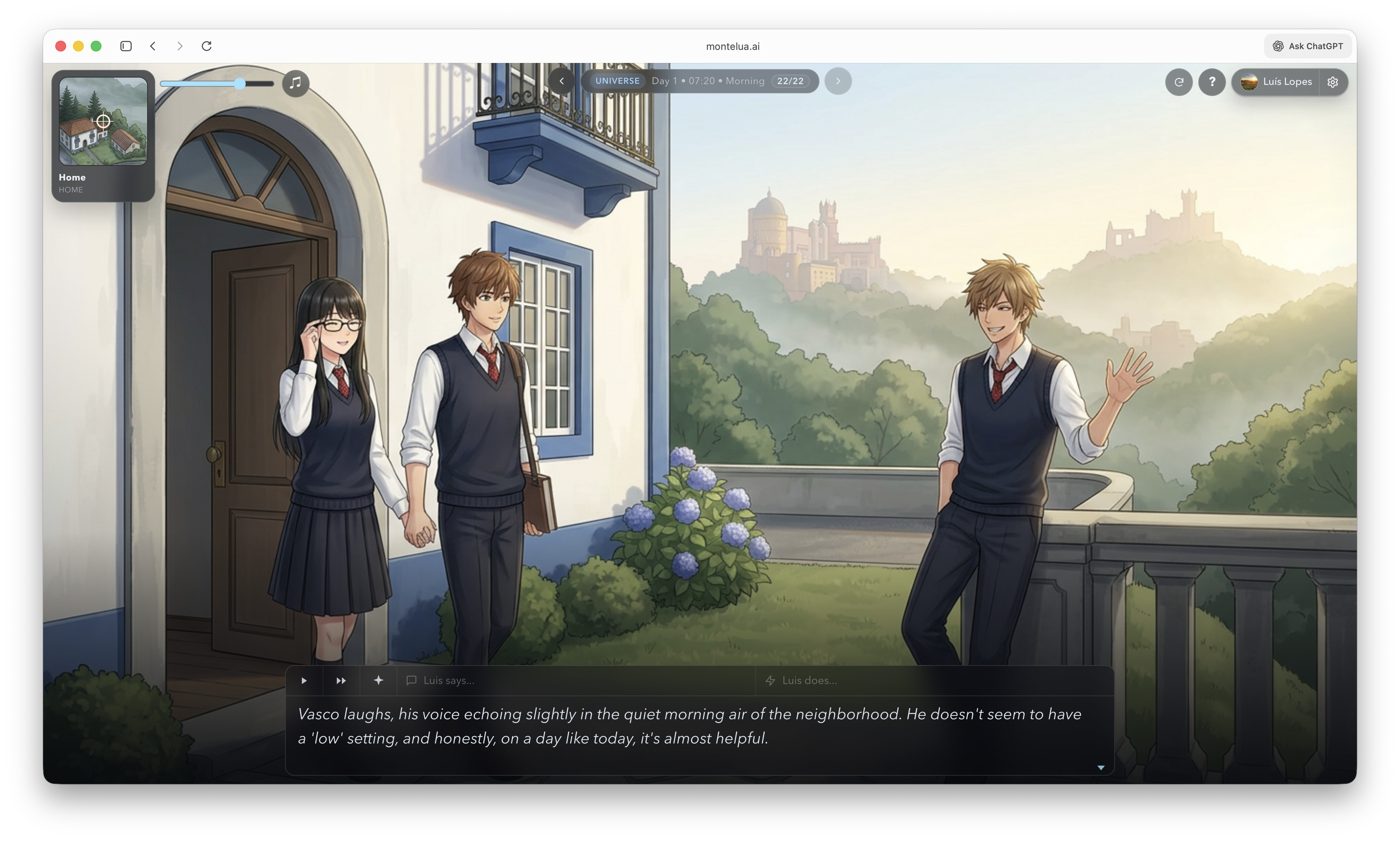 Generated scene from Monte Lua